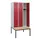 locker met bank,HxBxD 1950x900x815mm,3vak,vak B 300mm,cilinderslot