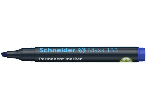 Permanent marker Schneider Maxx 133 schuin 1-4mm blauw