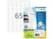 HERMA 10725 Etiketten gerecycled papier A4 38,1x21,2mm Wit 5200 stuks