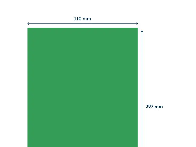Gekleurde Etiketten 210x297mm A4 Groen 42524 1000 Vel