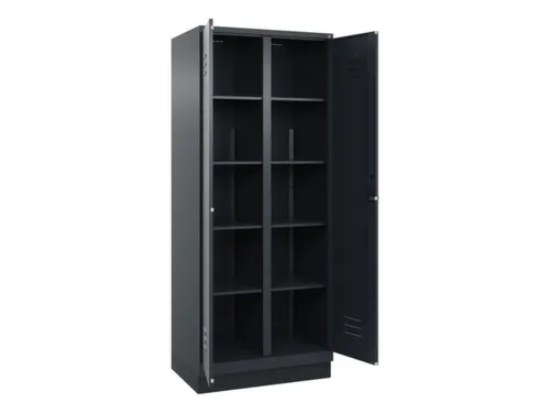 wasgoedverdeelkast,HxBxD 1950x800x500mm,vak B 400mm,draaigrendel