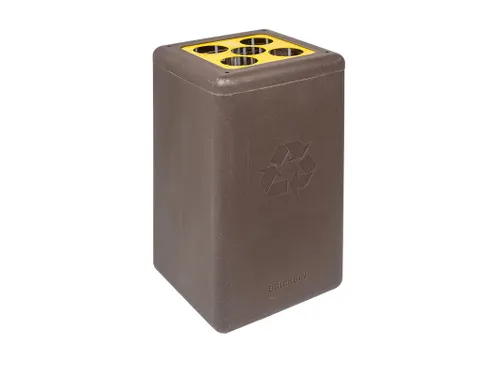 Circulaire Bekerbak BrickBin gerecycled koffiedik Cups 65 Liter