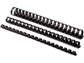Fellowes Bindruggen, Pak Van 50 Stuks, 28mm, Zwart 21-rings - 1