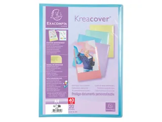 Showalbum A4 20 tas KREACOVER PASTEL Assorti - 37