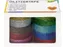 Plakband Folia glitter 5mx15mm 10 stuks 10 kleuren