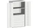 armoire modulaire,HxlxP 2000x1050x650mm,2xtablette en acier,6tiroir(s)
