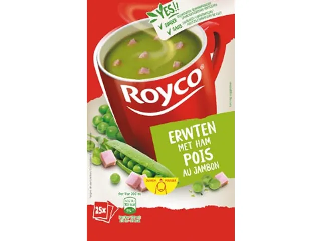 Minute Soup Classic Erwten Met Ham Doos 25 Stuks