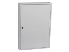 sleutelkast,100haak,HxBxD 550x380x80mm,romp grijs,front grijs