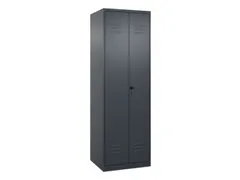 PBM-locker,HxBxD 1850x600x500mm,2vak,vak B 300mm,draaigrendel