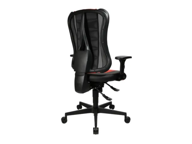 Topstar Bureaustoel Sitness Racer RS 3D-zitting, zwart/rood
