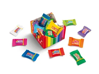 Chocolade Tony's Chocolonely tiny mix doos 200gr - 3