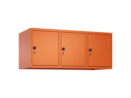 opzetkast,v. locker,3vak.,vak B 400mm,HxBxD 500x1200x500mm