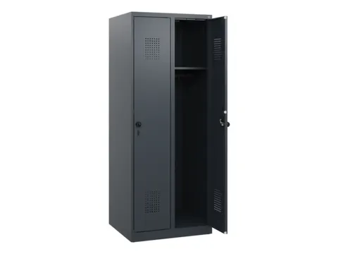 schoollocker,HxBxD 1530x600x500mm,2vak,vak B 300mm,draaigrendel