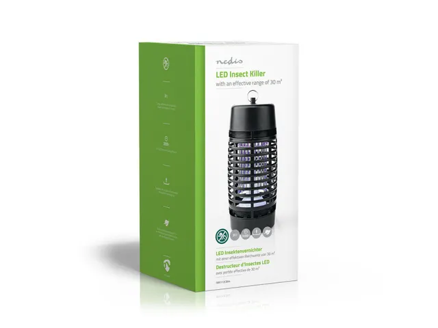 Insectenlamp Nedis electrisch 30watt 30M2 zwart
