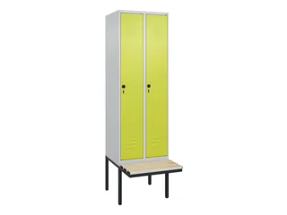 locker voor scheiding van kleding,HxBxD 2120x600x815mm,2vak - 1