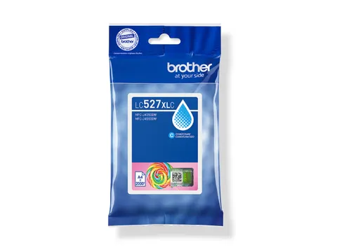 Inktcartridge Brother LC-527XLC HC blauw 2000 pagina's