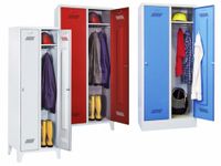 dekenkist HxBxD 2150x1200x500mm 3vak vak B 400mm RAL7035 front RAL3000