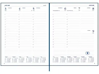 Agenda 2027 Ryam Weekplan Mundior 7dagen/2pagina's bordeaux - 2