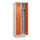 locker voor scheiding van kleding,HxBxD 1950x600x500mm,2vak