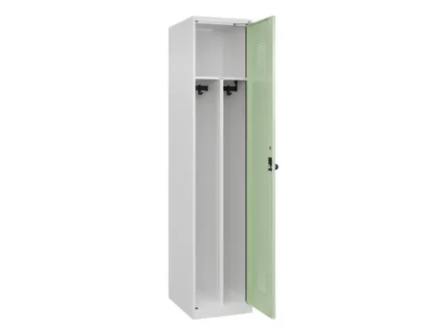 locker voor scheiding van kleding,HxBxD 1850x400x500mm,1vak