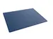 Sous-main 650x500 mm avec rabat transparent PP bleu foncé