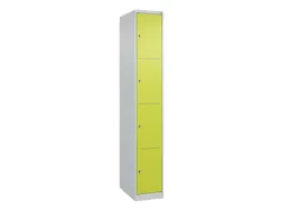 lockerkast HxBxD 1850x300x500mm 1x4vakken cil.-slot staand op vloer
