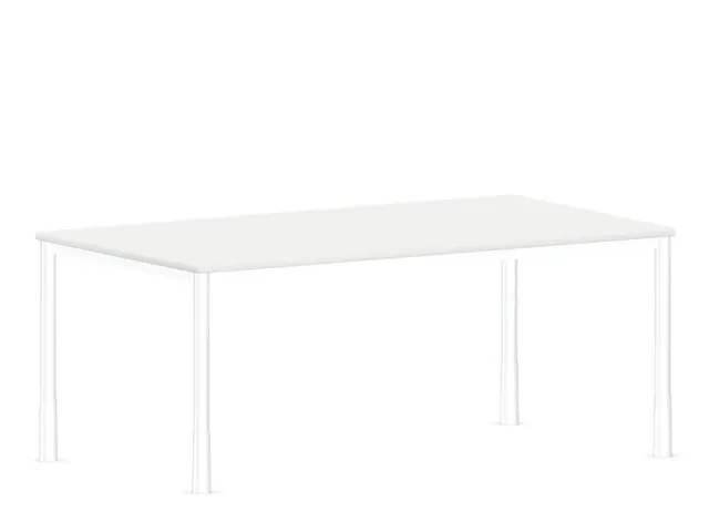 In hoogte verstelbaar bureau,HxBxD 720-840x1800x1000mm,Bl-wit