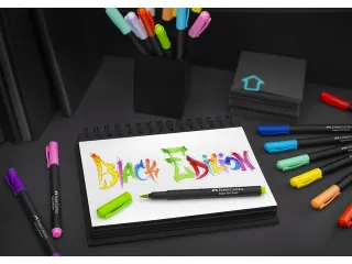Brushpen Faber-Castell Black Edition 20 stuks in karton etui - 9