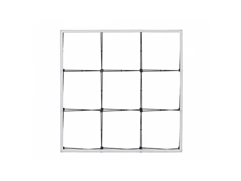 Beurswand Pop-Up Fabric Straight 3 x 3 met opbergtas