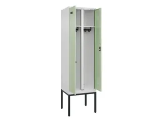 locker voor scheiding van kleding,HxBxD 2120x600x500mm,2vak - 1