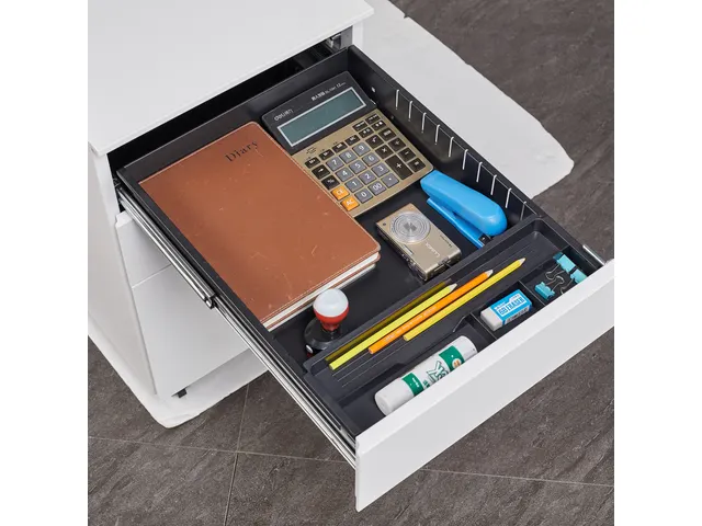 Ladeblok Verrijdbaar Wit