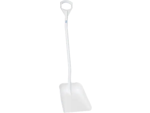 Hygiene 5601-5 Ergonomische Schop Lange Steel Groot Blad Wit