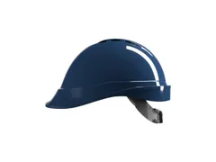 MSA V-Gard 200 veiligheidshelm, blauw, per stuk, geventileerd