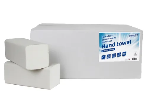 Handdoek Blanco Z-vouw 2-Laags 24x21cm 20x160 stuks