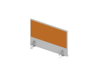 opzetpaneel bureau aanbouw zijkant MP-lichtgrijs BN3005-geel 800mm - 1