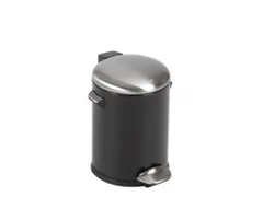 Pedaalemmer Belle Deluxe 5 Liter Zwart / Mat RVS