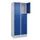 lockerkast,HxBxD 1950x800x500mm,2x3vakken,vak B 400mm,cil.-slot,sokkel