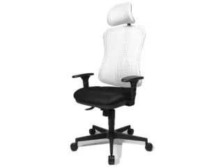 Topstar Bureaustoel HEAD POINT SY, rugleuning met netbekleding - 1