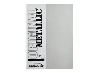 Kopieerpapier Papicolor A4 120gr 6 vel metallic zilver - 2