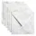 Envelop Papicolor 140x140mm Marble grijs Gegomd