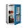 Hangkast 600x400x300mm Achterwand Glad Ral 7035 Front Ral 5012