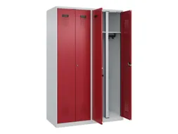 locker voor scheiding van kleding,HxBxD 1850x1200x500mm,4vak