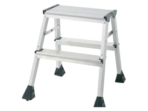 Aluminum ladder 2 treden 45cm 150kg