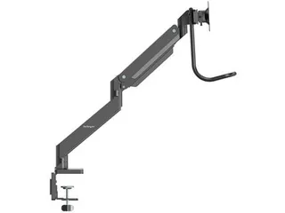 Heavy duty monitor arm voor 2 schermen verstelbare dual monitor beugel - 4