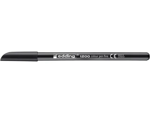 Fineliner edding 1200 zwart 0.5-1.0mm