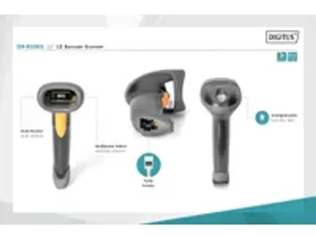 OUTLET 1D Barcode Handscanner Met Houder