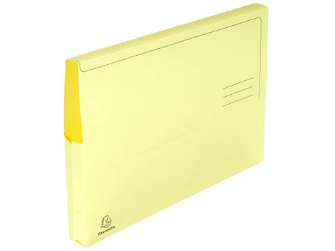 50 pocketmappen SUPER 250 24.5x32.5cm Kanariegeel