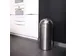 Afvalbak Pushcan 40 liter Mat Chroom