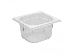 Caterchef Gastronorm bak 1/6 GN 100mm polycarbonaat transparant