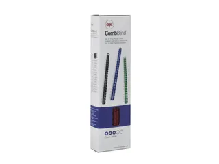 Bindrug GBC 10mm 21-rings A4 zwart 100stuks - 7
